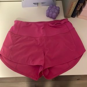 Sonic pink speed up shorts